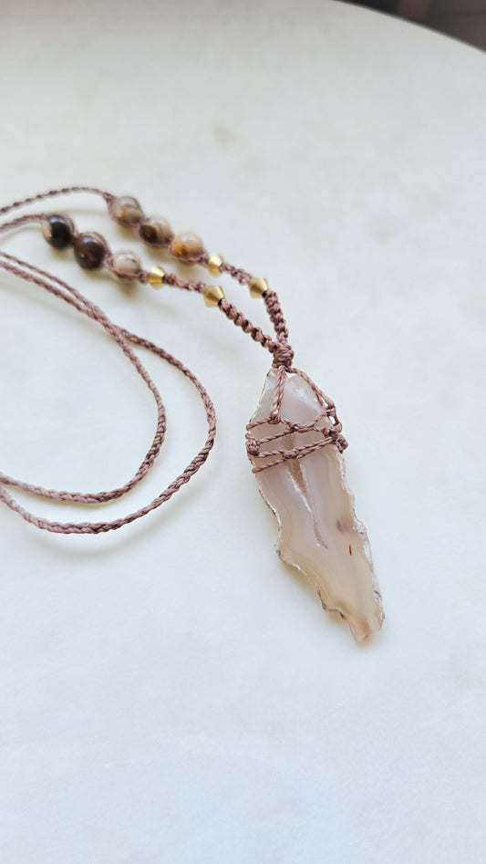 Agate necklace